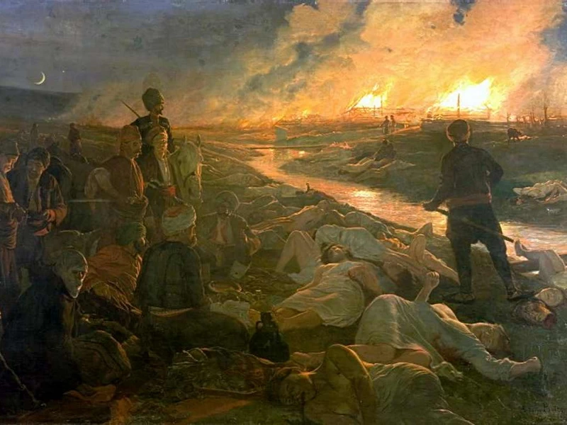 1853-Antoni Adam Piotrowski - La resurrezione di Batak